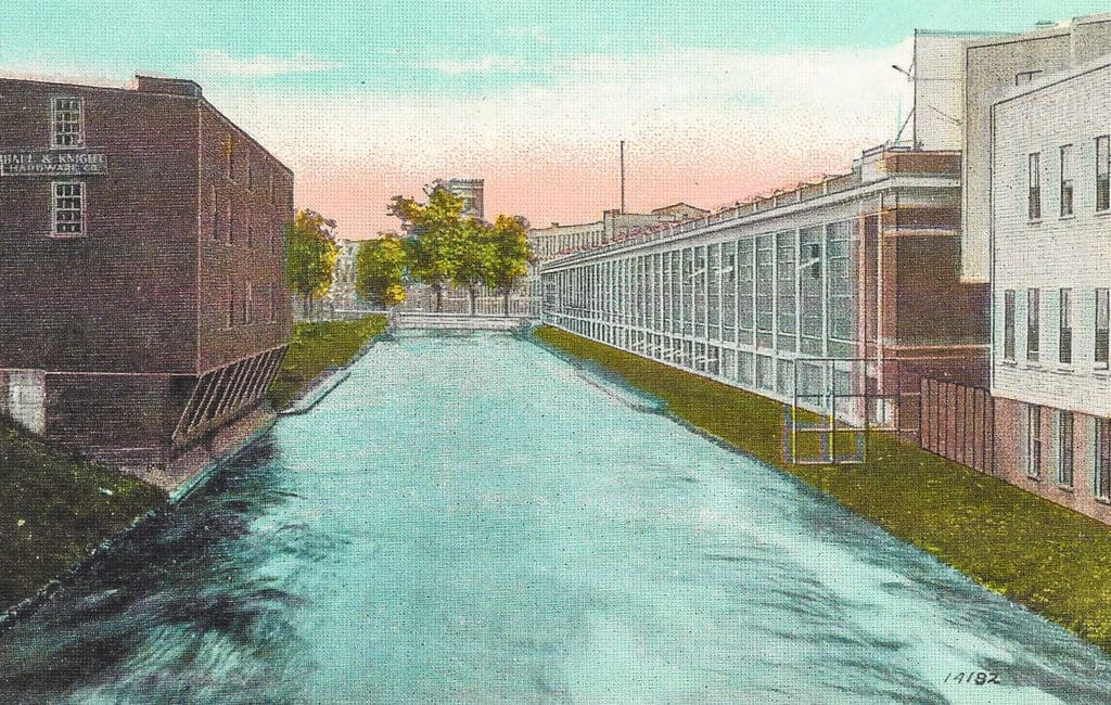 Card 18 – Bates Mfg. and Canal, Lewiston, ME