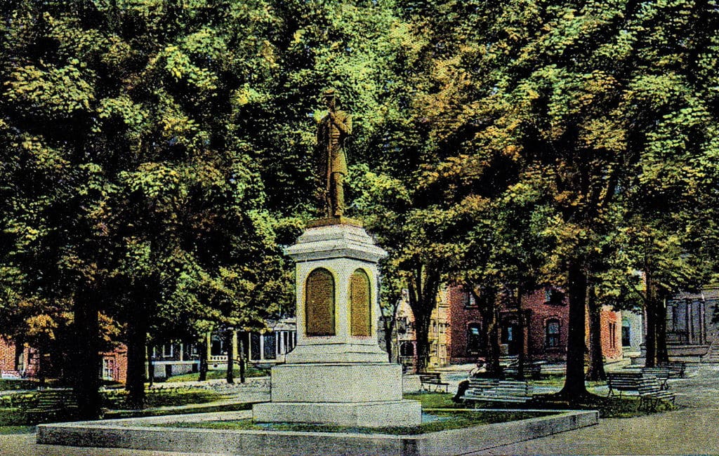 Card 24 – Soldiers’ Monument, Lewiston, ME