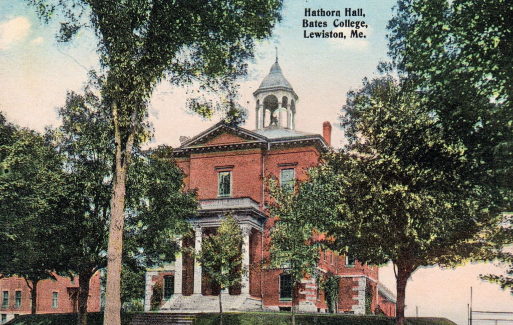 Card 39 – Hathorn Hall, Bates C., Lewiston, ME