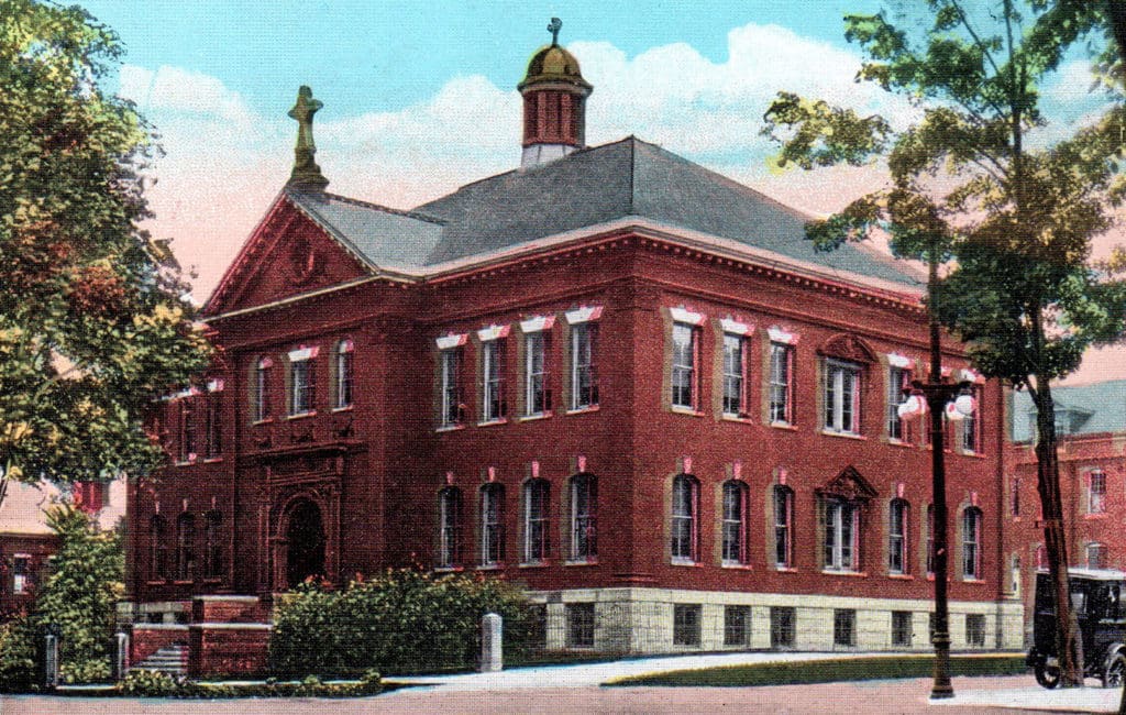 Card 45 – Wallace Parochial Sch., Lewiston, ME
